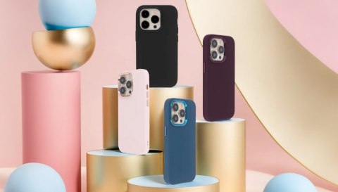 Nakładka Satin Elegant do iPhone 11 ciemnoniebieska