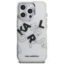 Etui Karl Lagerfeld IML Sketched Graphic do iPhone 16 Pro przezroczysty