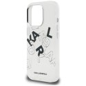 Etui Karl Lagerfeld IML Sketched Graphic do iPhone 16 Pro przezroczysty