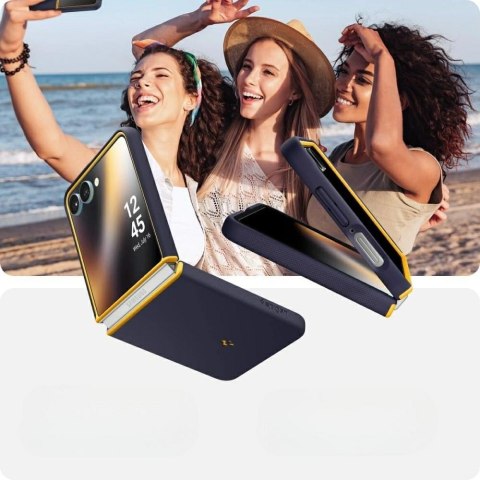 Etui Spigen Nano Pop Mag MagSafe do Samsung Galaxy Z Flip7 granatowy