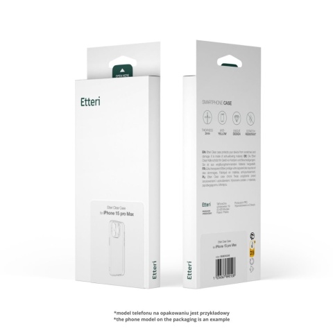 Nakładka Etteri Clear Case do iPhone 16 Plus 6,7"