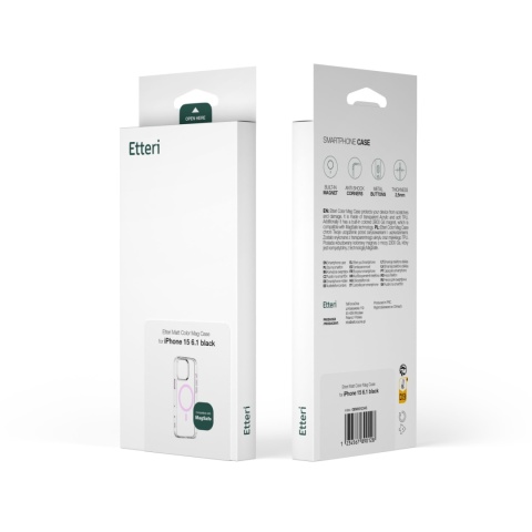 Nakładka Etteri Color Mag do iPhone 13 Pro 6,1" różowa