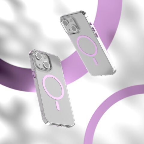 Nakładka Etteri Color Mag do iPhone 15 6,1" różowa