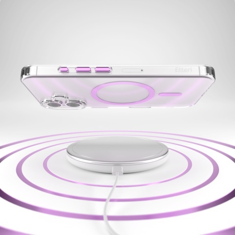 Nakładka Etteri Color Mag do iPhone 16 Plus 6,7" różowa