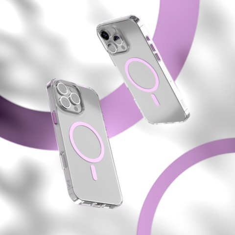 Nakładka Etteri Color Mag do iPhone 16 Pro 6,3" różowa