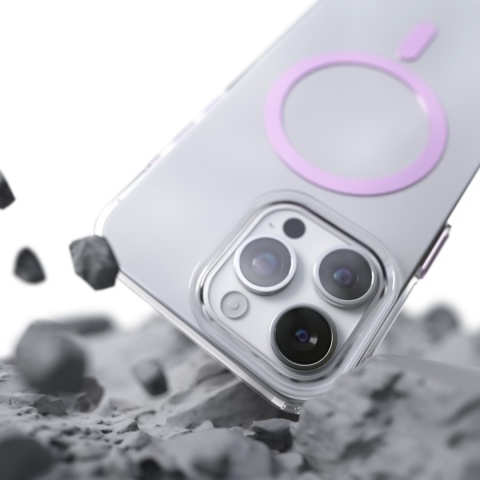 Nakładka Etteri Color Mag do iPhone 16 Pro 6,3" różowa