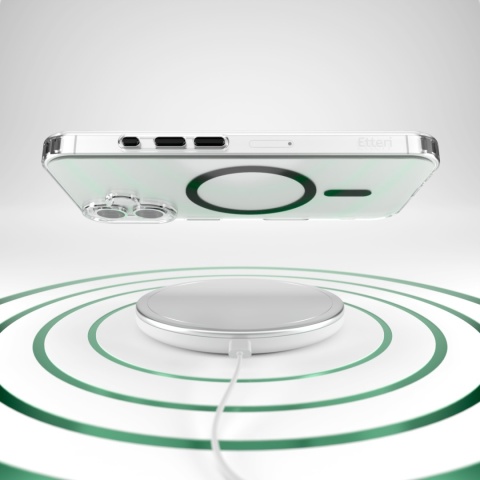 Nakładka Etteri Color Mag do iPhone 16 Plus 6,7" czarna