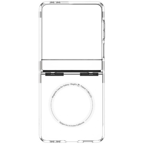 Etui Spigen Ultra Hybrid Pro Mag MagSafe do Samsung Galaxy Z Flip7 przezroczysty