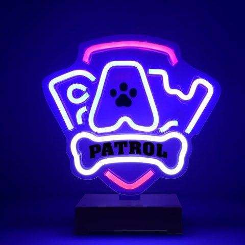 Neon LED na podstawce Psi Patrol - Logo OW-120146