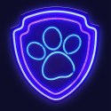 Wiszący neon LED na plexi Psi Patrol - Łapa OW-130246