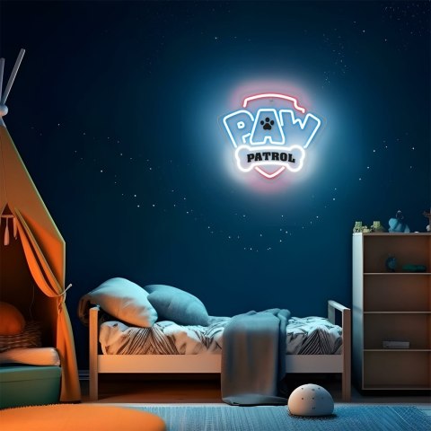Wiszący neon LED na plexi Psi Patrol - Logo OW-130146