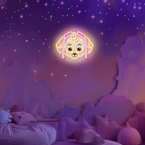 Wiszący neon LED na plexi Psi Patrol - Skye OW-130546