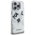 Etui Karl Lagerfeld IML Sketched Graphic do iPhone 16 Pro Max przezroczysty