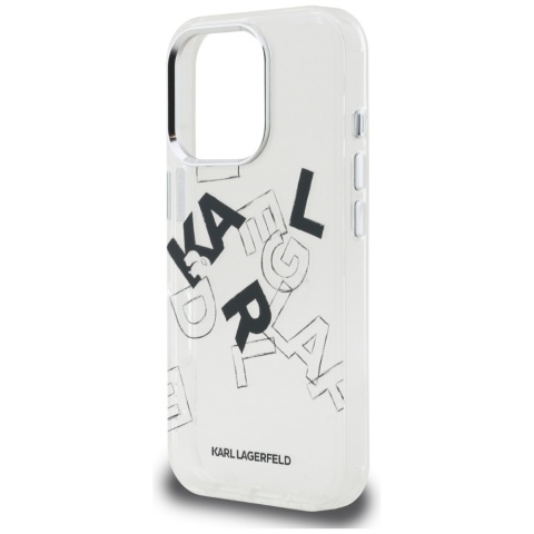 Etui Karl Lagerfeld IML Sketched Graphic do iPhone 16 Pro Max przezroczysty
