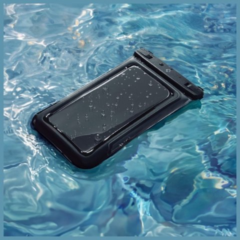 Etui Spigen A611P Waterproof Float Case czarny 2szt.