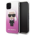 Karl Lagerfeld KLHCN58TRDFKPI iPhone 11Pro różowy/pink Gradient Ikonik Karl