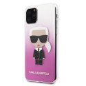 Karl Lagerfeld KLHCN58TRDFKPI iPhone 11Pro różowy/pink Gradient Ikonik Karl