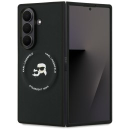 Etui Karl Lagerfeld Karl&Choupette Logo MagSafe do Samsung Galaxy Z Fold7 czarny