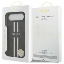 Etui Guess 4G Printed Stripes MagSafe do iPhone Air czarny