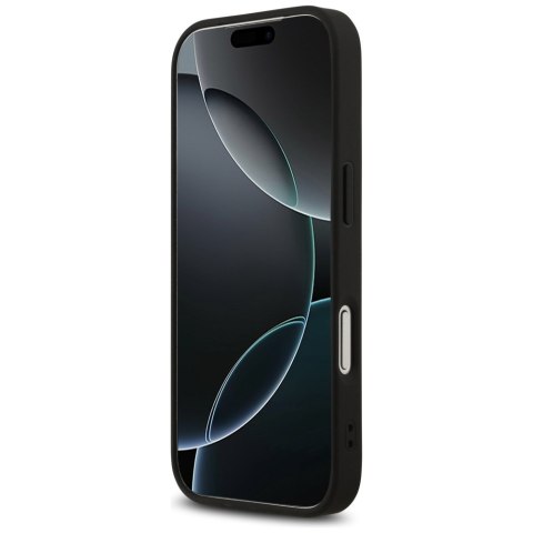 Etui Guess 4G Printed Stripes MagSafe do iPhone 17 Pro czarny