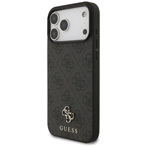 Etui Guess 4G Small Classic Logo MagSafe do iPhone 17 Pro Max czarny