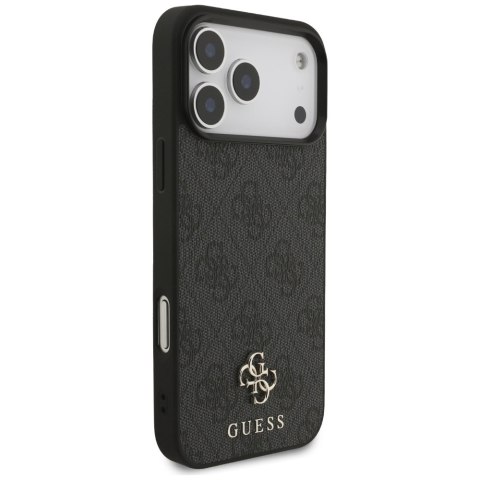 Etui Guess 4G Small Classic Logo MagSafe do iPhone 17 Pro Max czarny