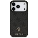 Etui Guess 4G Small Classic Logo MagSafe do iPhone 17 Pro czarny