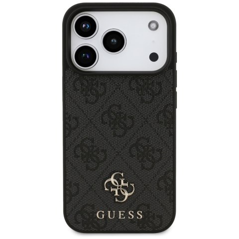 Etui Guess 4G Small Classic Logo MagSafe do iPhone 17 Pro czarny