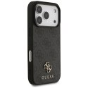 Etui Guess 4G Small Classic Logo MagSafe do iPhone 17 Pro czarny