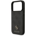 Etui Guess 4G Small Classic Logo MagSafe do iPhone 17 Pro czarny