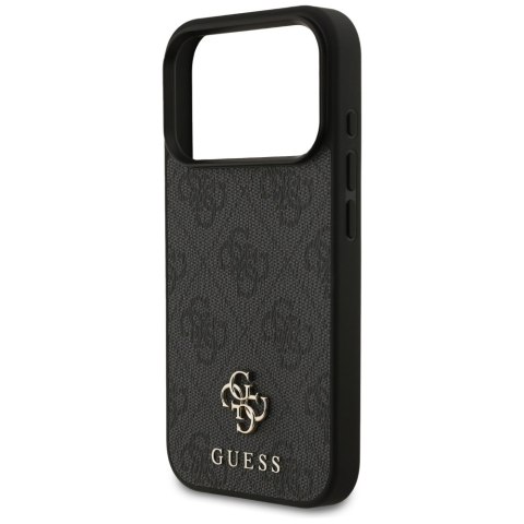 Etui Guess 4G Small Classic Logo MagSafe do iPhone 17 Pro czarny