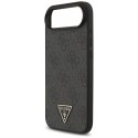 Etui Guess 4G Strap Triangle Logo MagSafe do iPhone Air czarny