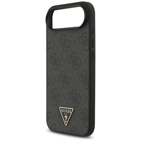 Etui Guess 4G Strap Triangle Logo MagSafe do iPhone Air czarny