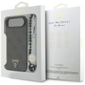 Etui Guess 4G Strap Triangle Logo MagSafe do iPhone Air czarny