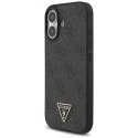 Etui Guess 4G Strap Triangle Logo MagSafe do iPhone 17 czarny