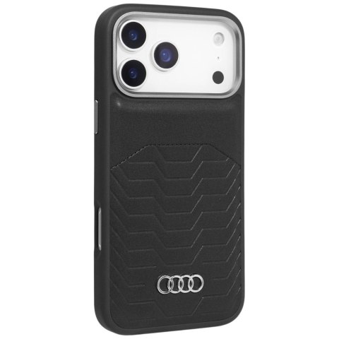 Etui Audi GT Synthetic Leather MagSafe do iPhone 17 Pro Max czarny