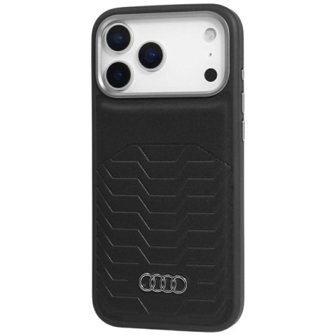 Etui Audi GT Synthetic Leather MagSafe do iPhone 17 Pro czarny