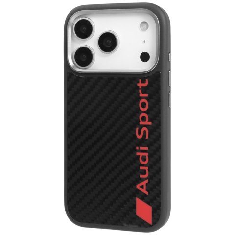 Etui Audi R8 Carbon Fiber MagSafe do iPhone 17 Pro czarny