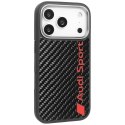 Etui Audi R8 Carbon Fiber MagSafe do iPhone 17 Pro czarny