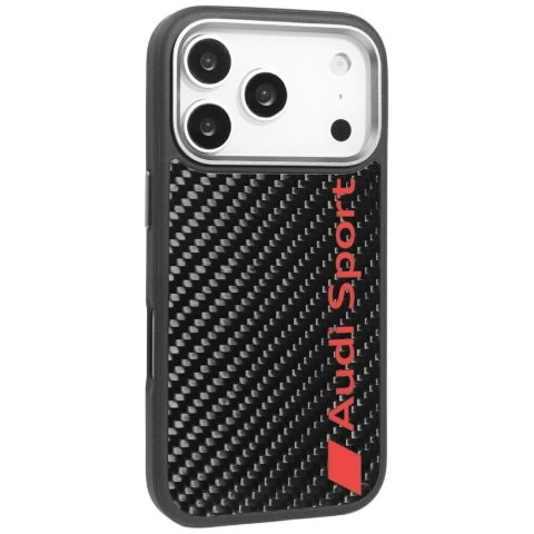 Etui Audi R8 Carbon Fiber MagSafe do iPhone 17 Pro czarny