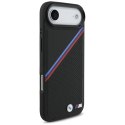 Etui BMW M Tricolor Metal Logo MagSafe do iPhone Air czarny