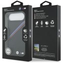 Etui BMW M Tricolor Metal Logo MagSafe do iPhone Air czarny