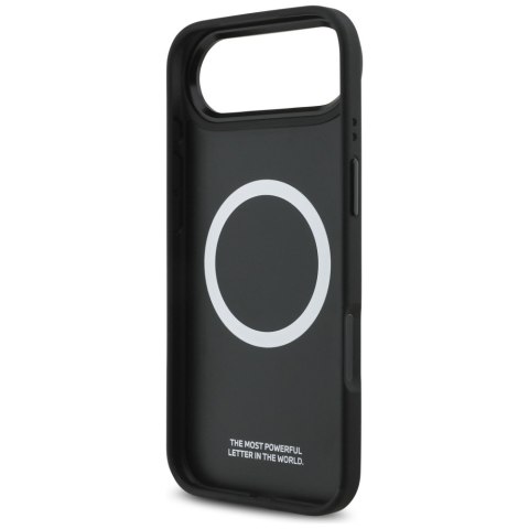Etui BMW M Tricolor Metal Logo MagSafe do iPhone Air szary