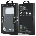 Etui BMW M Tricolor Metal Logo MagSafe do iPhone 17 Pro czarny