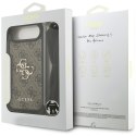 Etui Guess 4G Big Logo Cord Stap Crossbody do iPhone Air brązowy