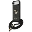 Etui Guess 4G Big Logo Cord Stap Crossbody do iPhone Air czarny