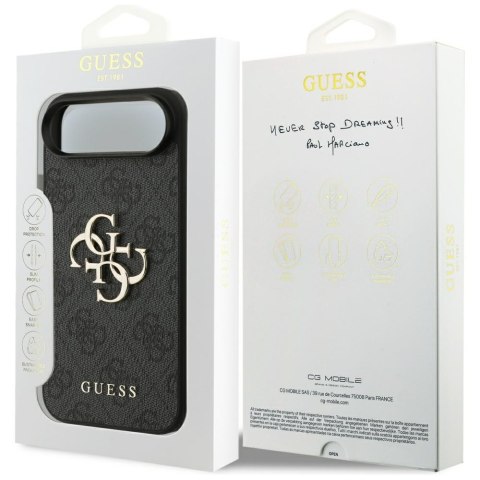 Etui Guess 4G Big Logo do iPhone Air czarny