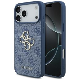 Etui Guess 4G Big Logo do iPhone 17 Pro Max niebieski