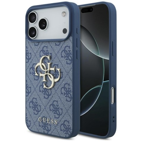 Etui Guess 4G Big Logo do iPhone 17 Pro Max niebieski