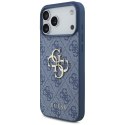 Etui Guess 4G Big Logo do iPhone 17 Pro Max niebieski